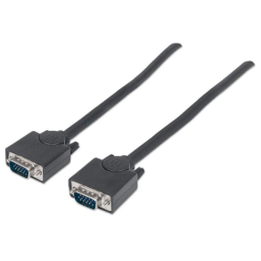 3,0 M HQ VGAKABEL HD15 HAN/HAN,  sort