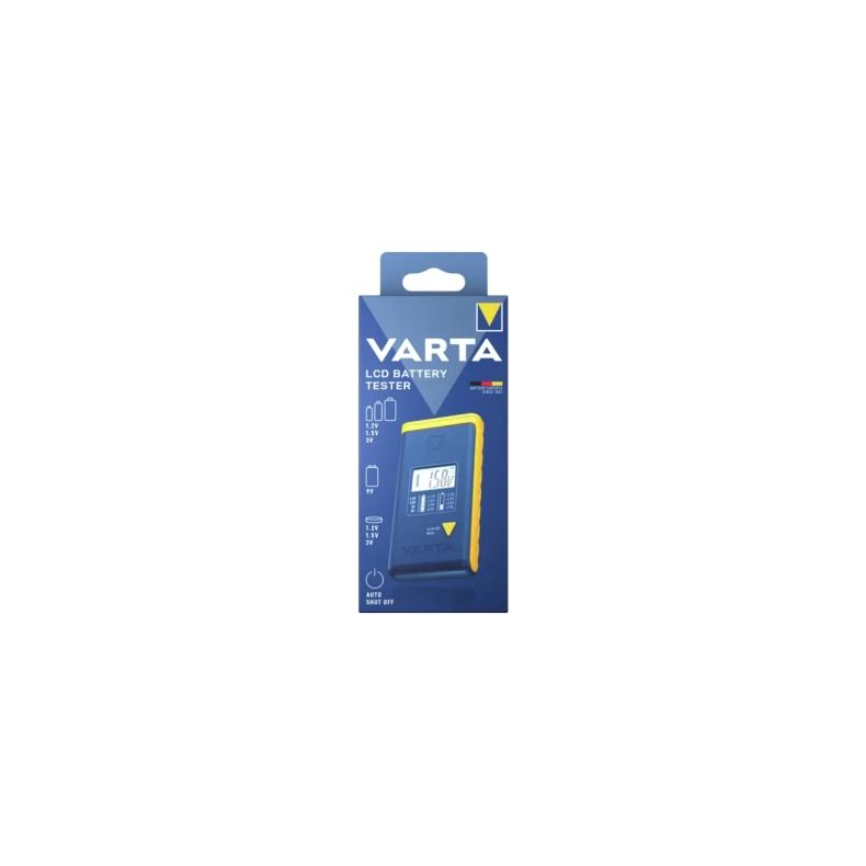 Varta Batteri tester m. LCD