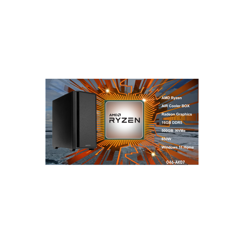 Luc Computer AK07 Ryzen 5 8500G 16GB DDR5 500GB NVMe 