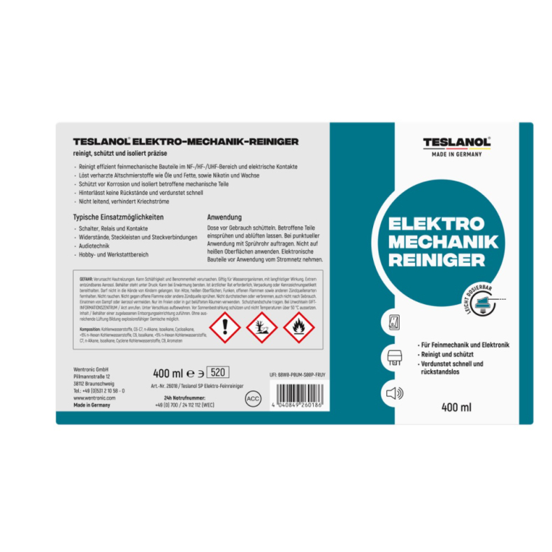 Teslanol Electric Fine Cleaner 400ml