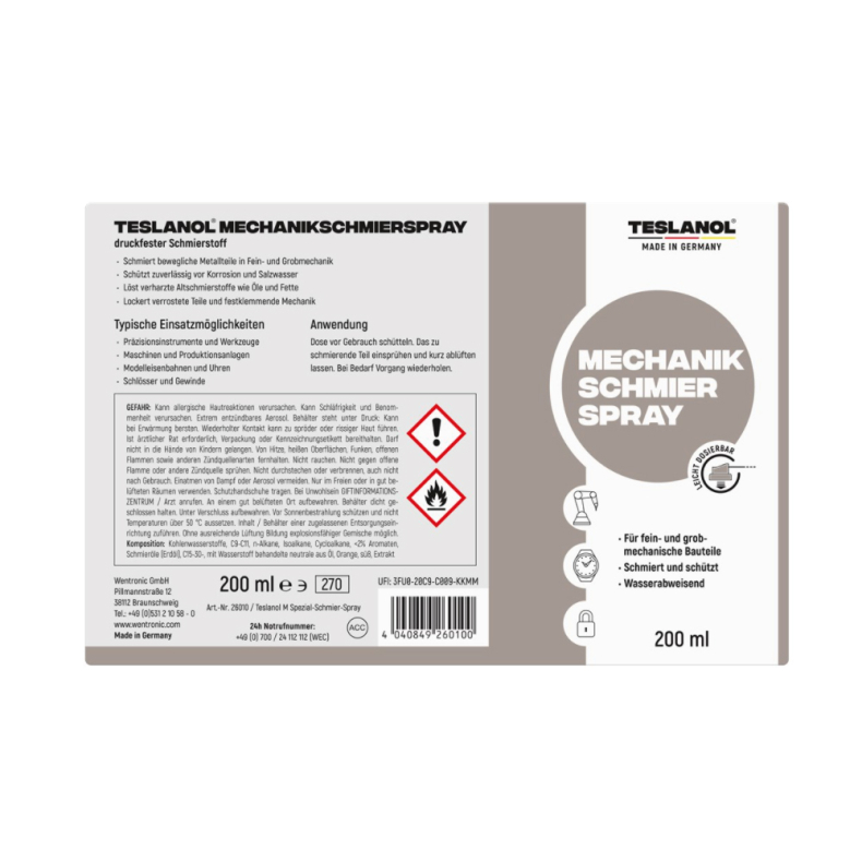 Teslanol Mekanik smrrespray, 200 ml