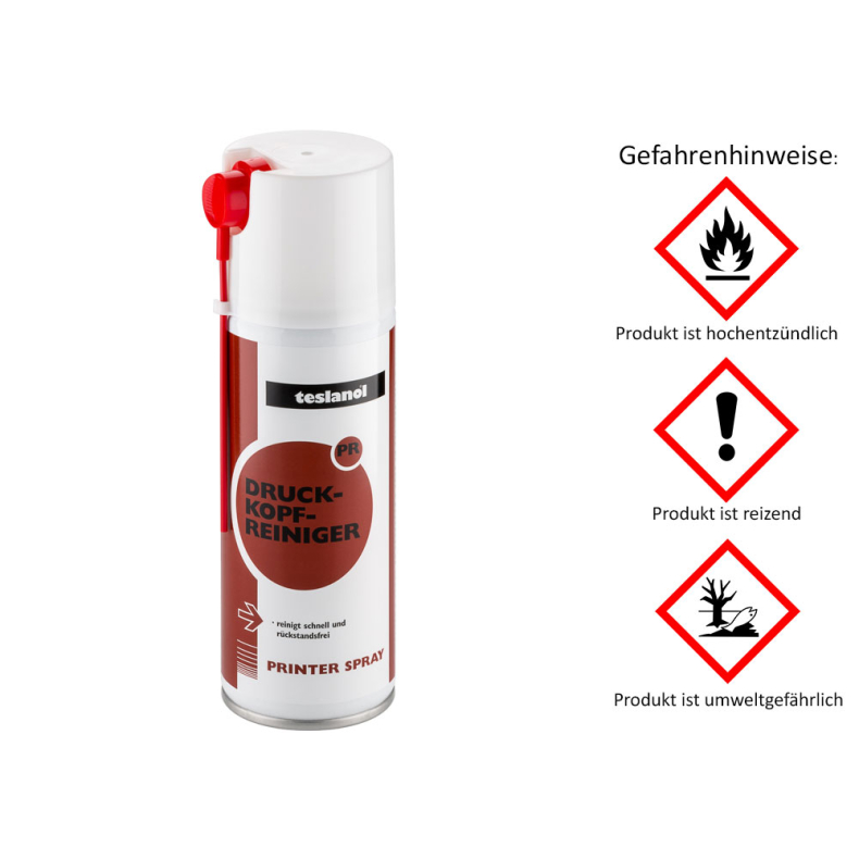 Teslanol Printhoved rensespray, 200ml