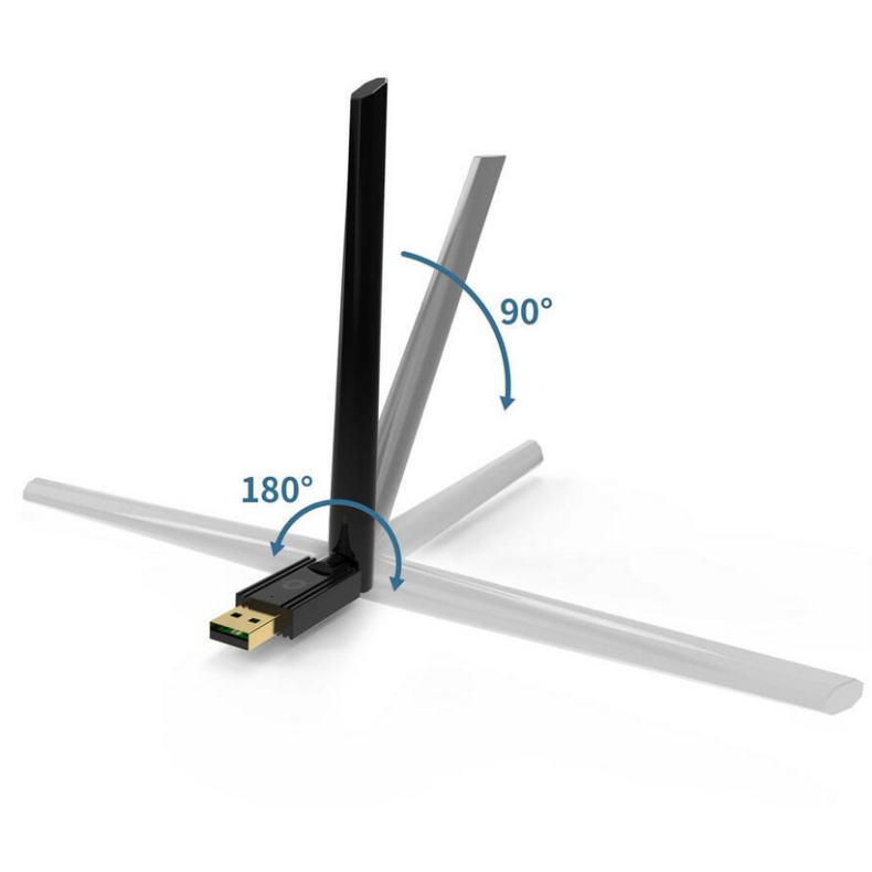 Bluetooth 5.3 USB Adapter m.Antenne 100m