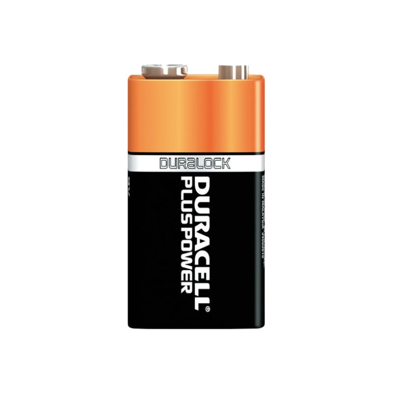 9V Duracell Batterie Plus