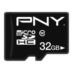 32GB SD -microSD HC  PNY C10