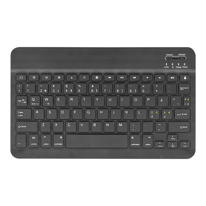 Fodral og Bluetooth tastatur til 10