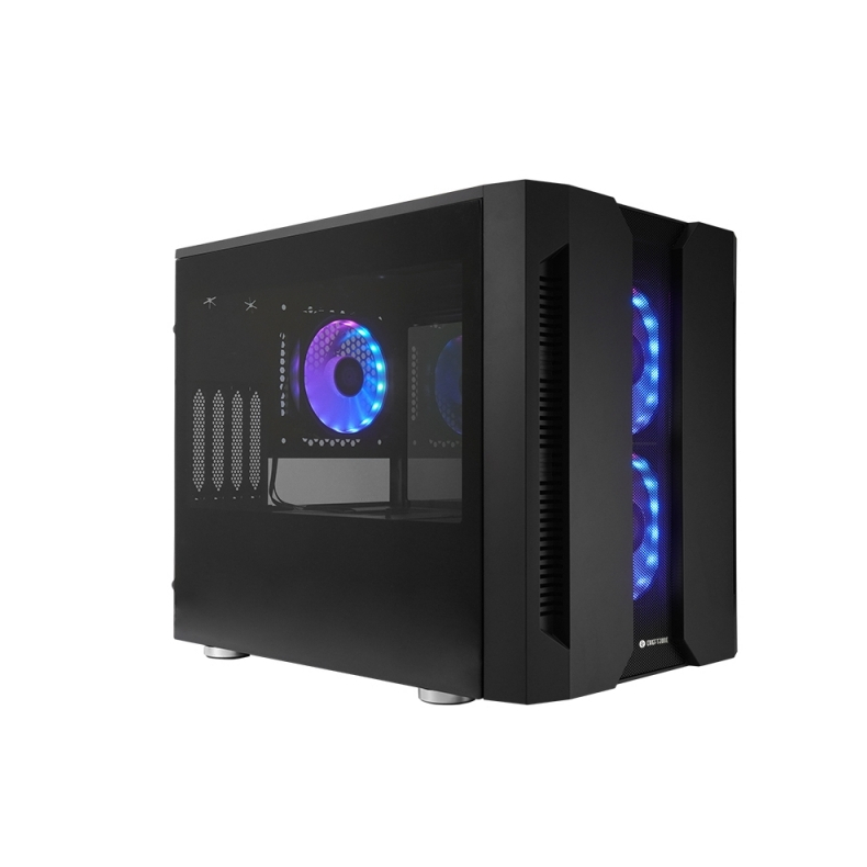 Chieftec MIDI CUBE CI-02B-OP (B) u/PSU