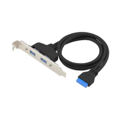 MB 19 Pin Dual 2x USB-A 3.0 Ports