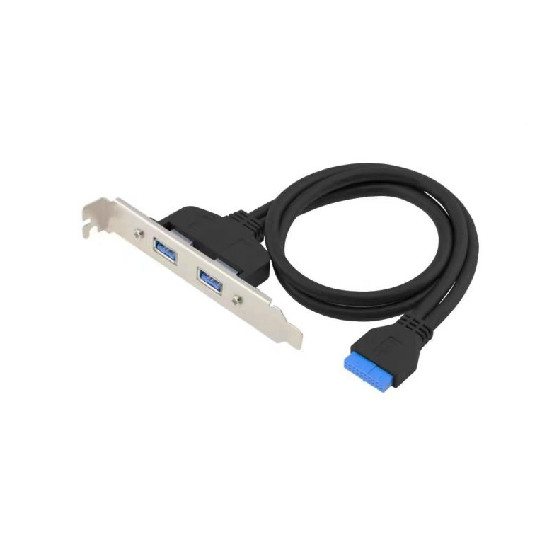 MB 19 Pin Dual 2x USB-A 3.0 Ports