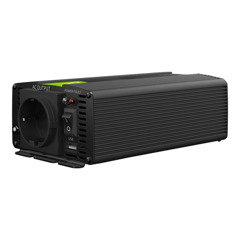 Inverter - 12VDC til 230VAC / 500Watt