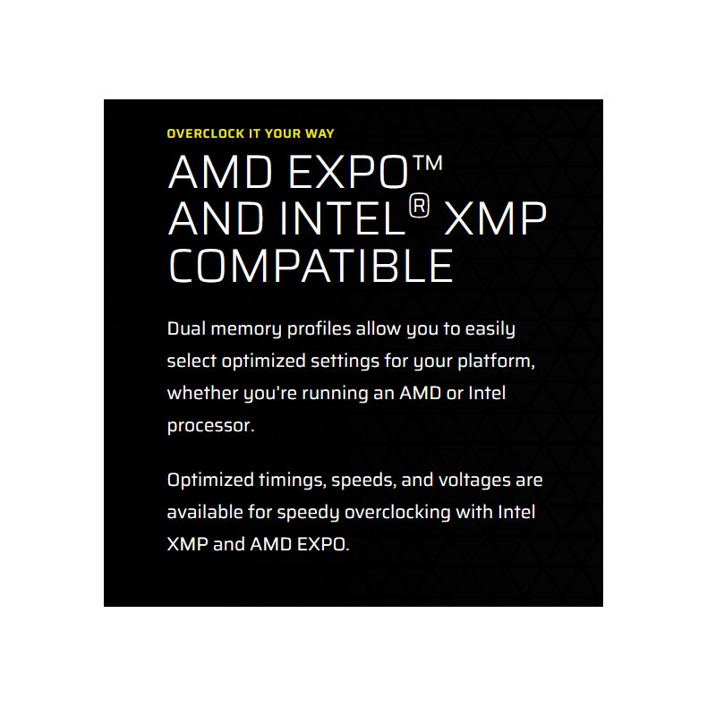 Corsair 32GB 6000Mhz DDR5 CL36 Kit EXPO Max 1stk pr.kunde