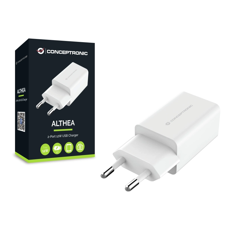 2-port 12W Charger USB2xA