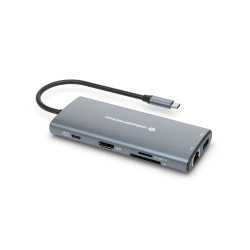 Dock USB-C->HDMI,SD,GbE,USB3.0/2.0,PD
