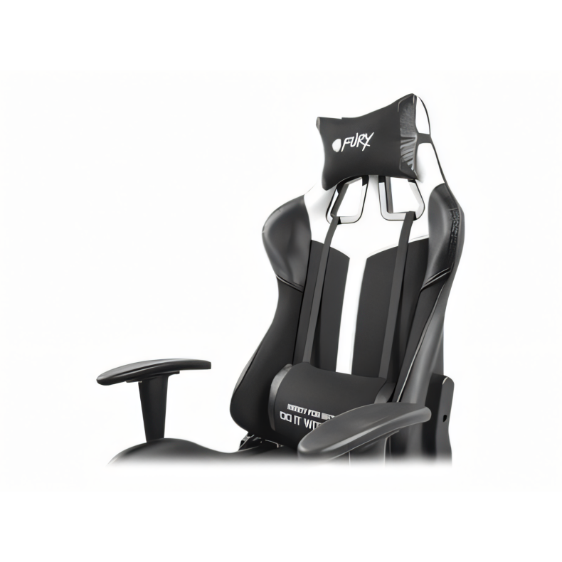 Fury Avenger XL Gamer Stol Sort Hvid