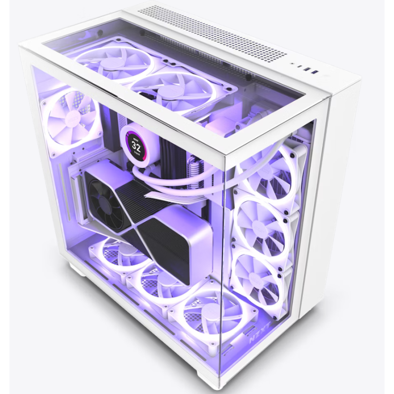 NZXT H9 Elite - Hvid