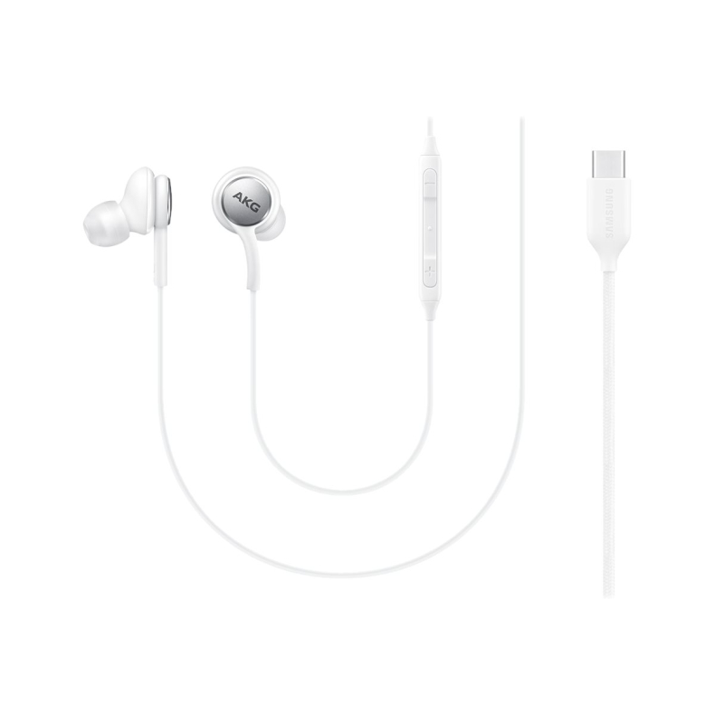 Earphones In-Ear Wired USB-C Hvid