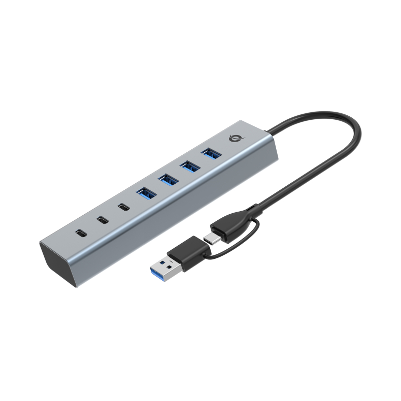 7-Port USB 3.2 HUB  Alu