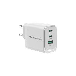 3 port 65W PD-Charger 2*USB-C/1xUSB A