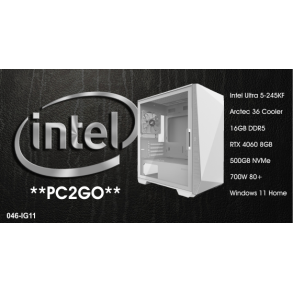 Luc Computer IG11 Intel Ultra 5  245KF 16GB DDR5 RTX 4060 Win11 PC2GO