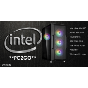 Luc Computer IG12 Intel Ultra 5  245KF 16GB DDR5 RTX 5060 Win11 PC2GO