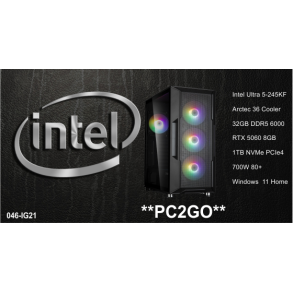 Luc Computer IG21 Intel Ultra 5  245KF 32GB DDR5 RTX 5060 Win11 **PC2GO**