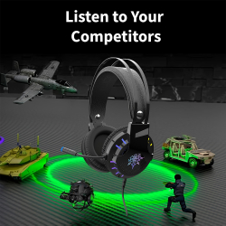 INCA Headset 7.1 Surround RGB/Vibr./USB Sort