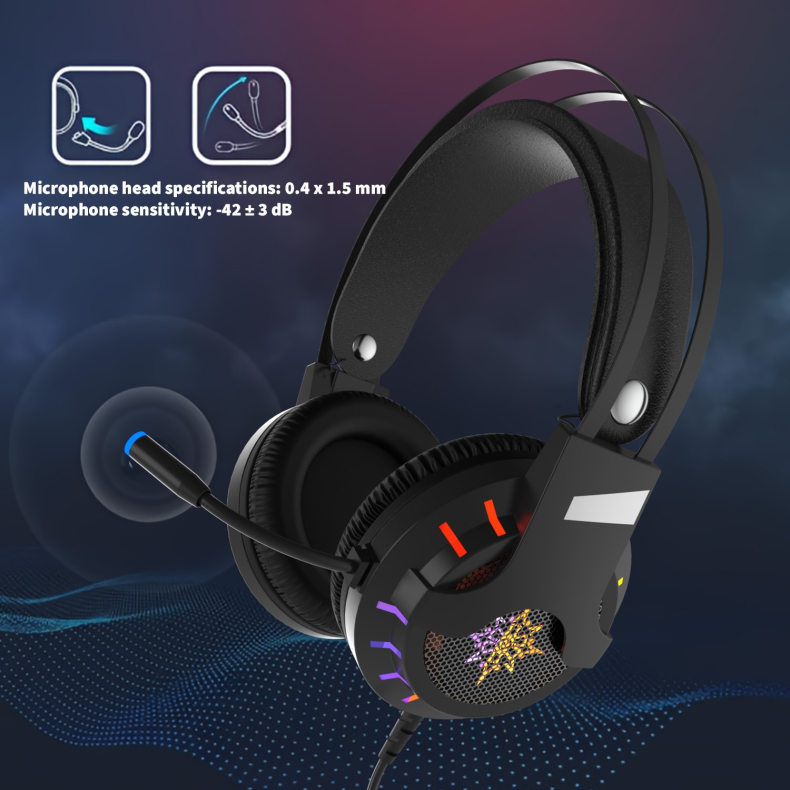 INCA Headset 7.1 Surround RGB/Vibr./USB Sort