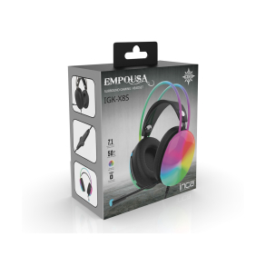 INCA Headset 7.1 Surround USB/RGB Sort