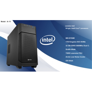 Luc Computer IK15 Intel i9 14900KF 32GB DDR5 u/GPU