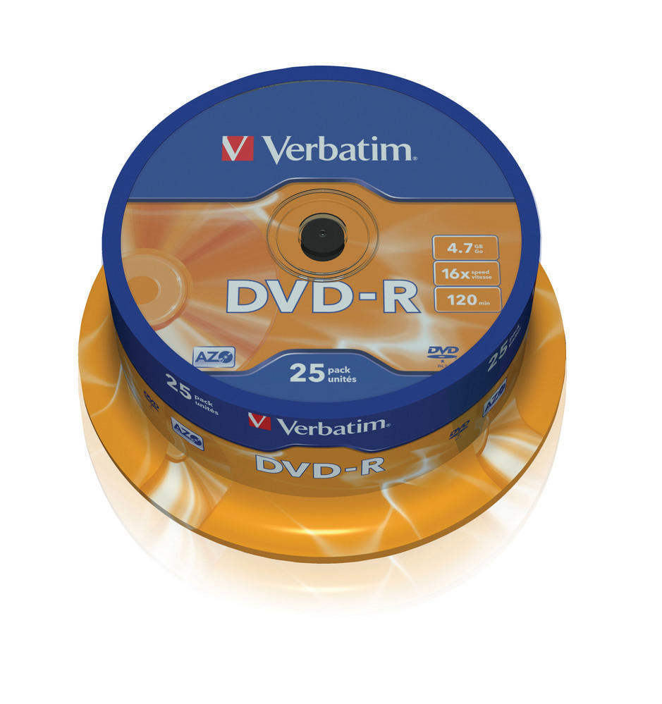 DVD-R 4.7GB 25xSpindle