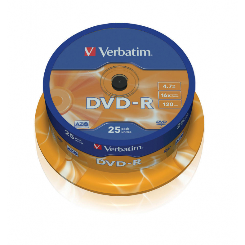 Verbatim DVD-R 4.7GB 16x 25xSpindle