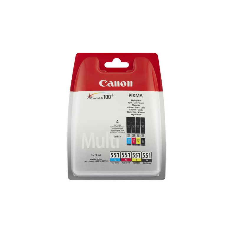 CANON CLI-551 C/M/Y/BK MultiPack blister