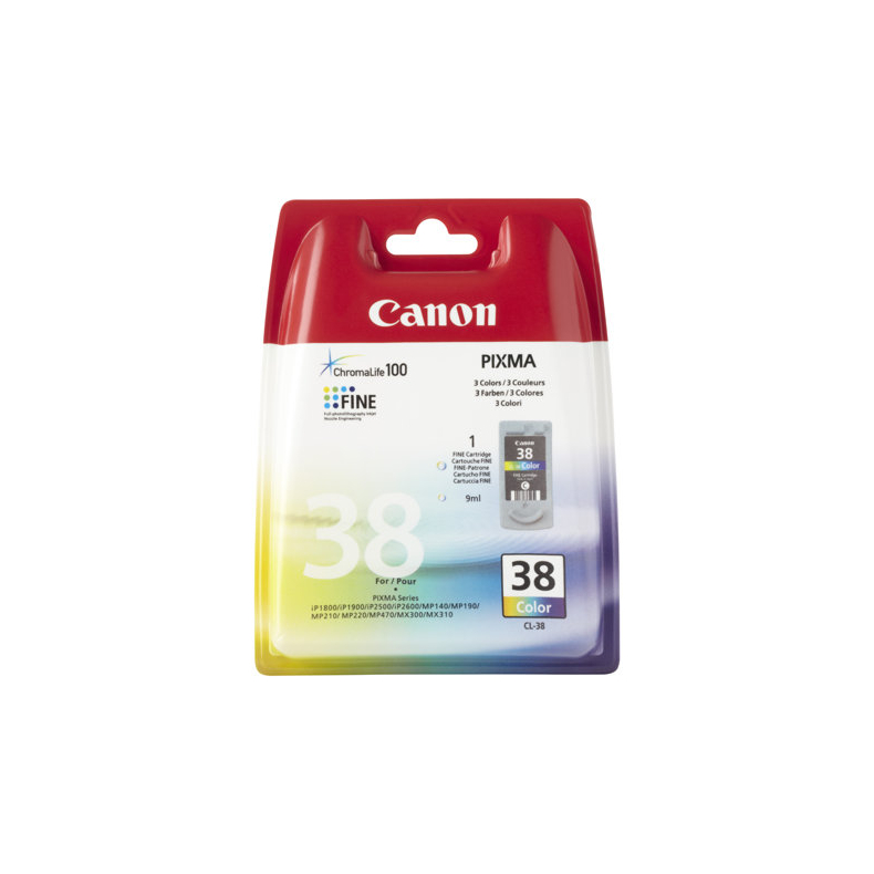 CANON CL-38 ink printhead color iP2500