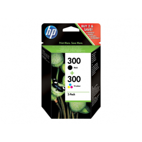 HP 300 ink black+tri-colour Vivera