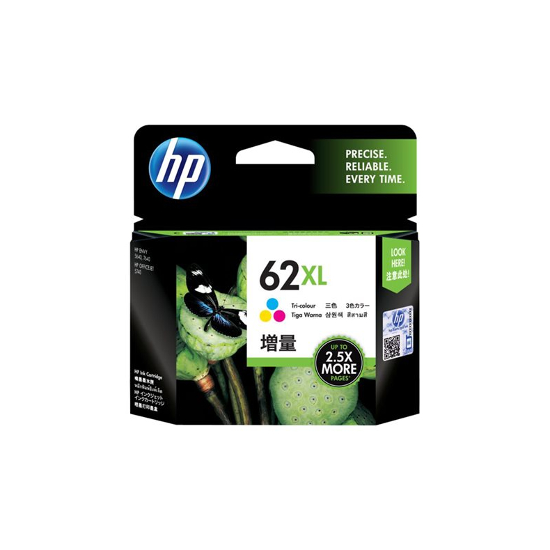 HP 62XL Tri-color Ink Cartridge