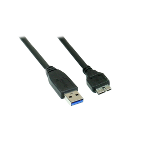 USB 3.0 kabel A-Han - Micro-B han 1M