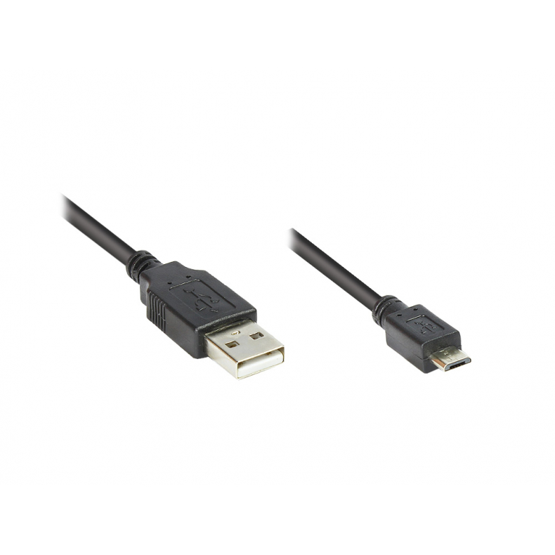 USB 2.0 type A til Micro-B USB 1M