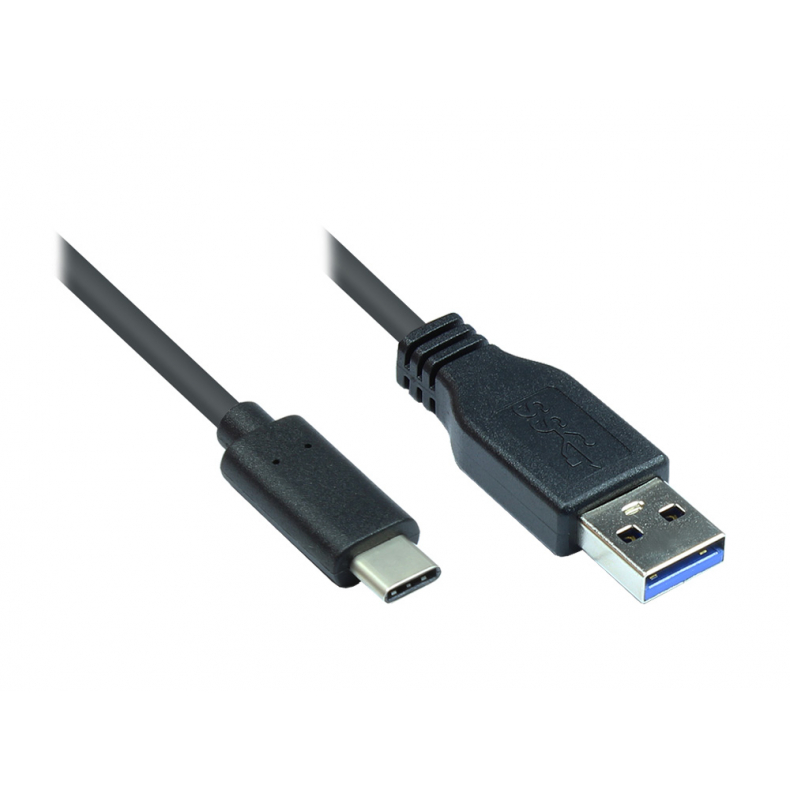 USB 3.1 C til USB 3.1 A 1m