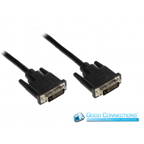 2 m. DVI kabel - 2 x DVI-D (24+1) han