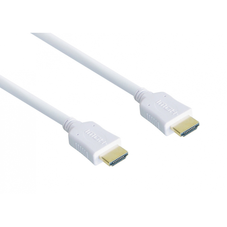 5 m. HDMI-kabel,19-pin han/han HVID