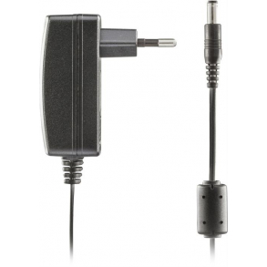 Strmadapter, 230V til 12V DC, 1A, sort