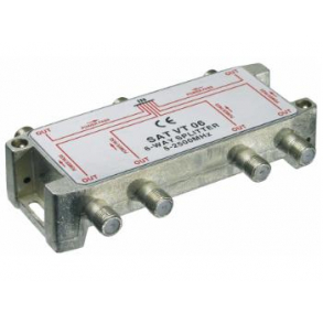 splitter - 6 vejs 5-2450MHz (til F stik)