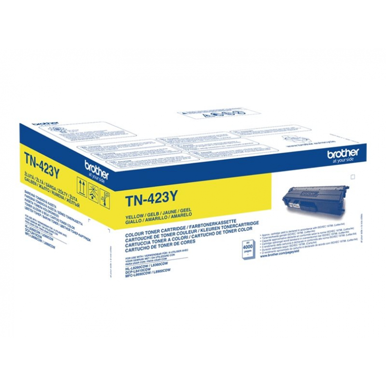 TN423Y Toner Cartridge Yellow HC