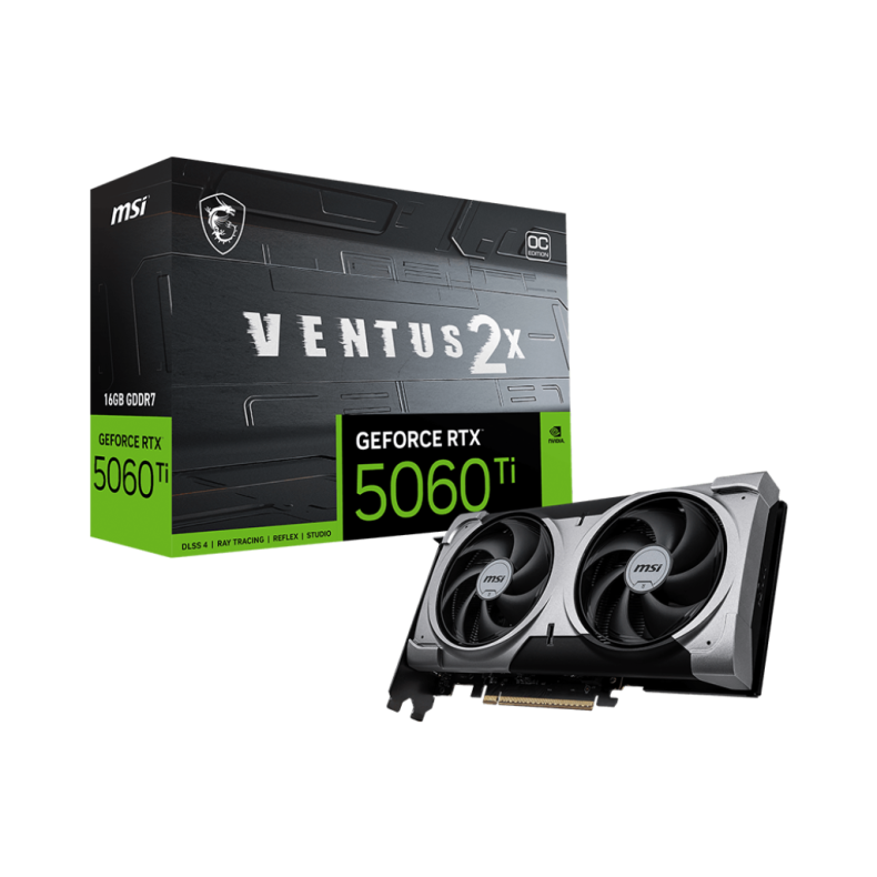 MSI RTX5060 TI 16GB Ventus 2x OC PLUS