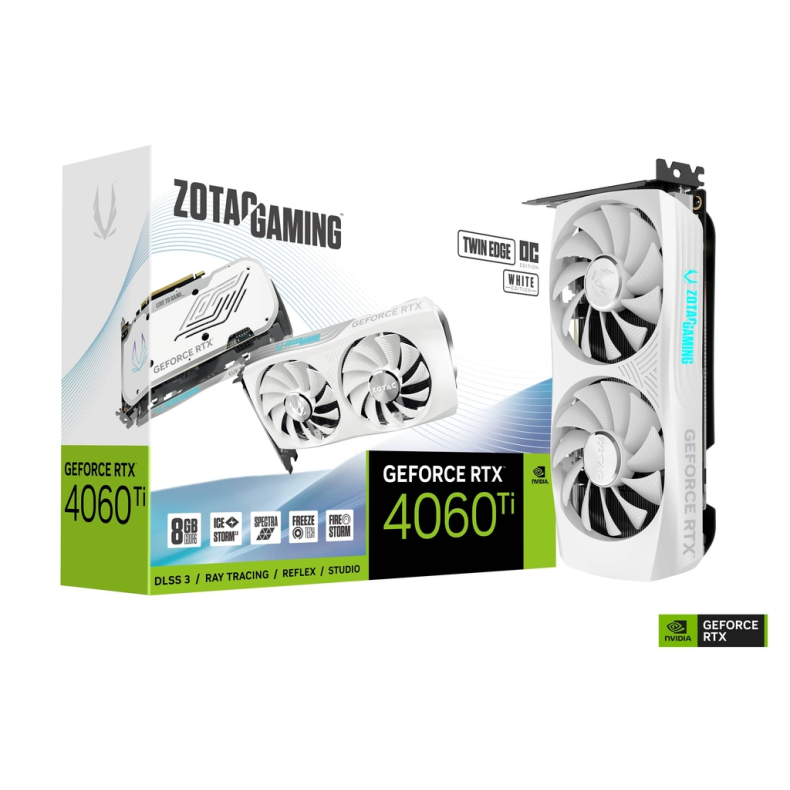 Zotac RTX 4060 TI Twin Edge OC White Ed